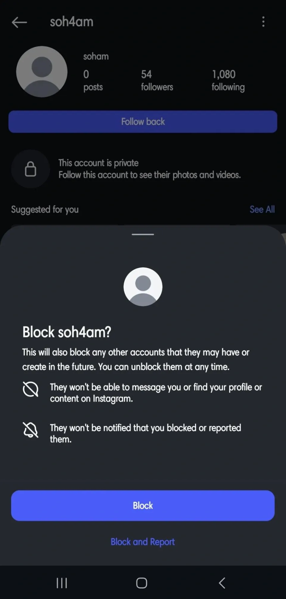 Blocking Users
