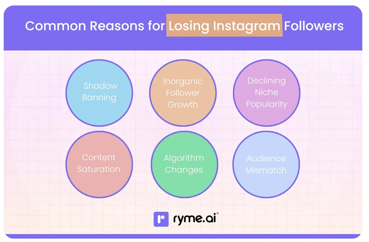Common Reasons for Losing Instagram Followers