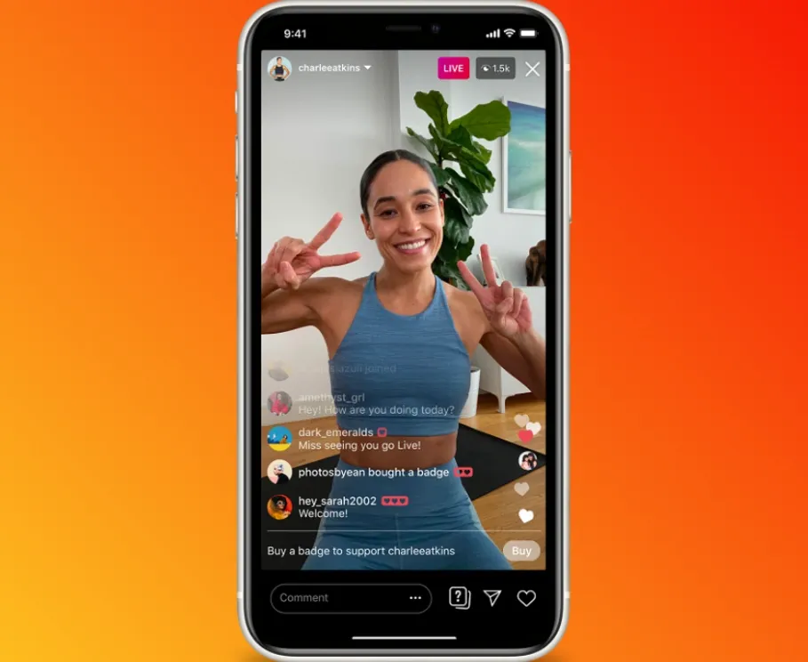 Badges in Live Videos 