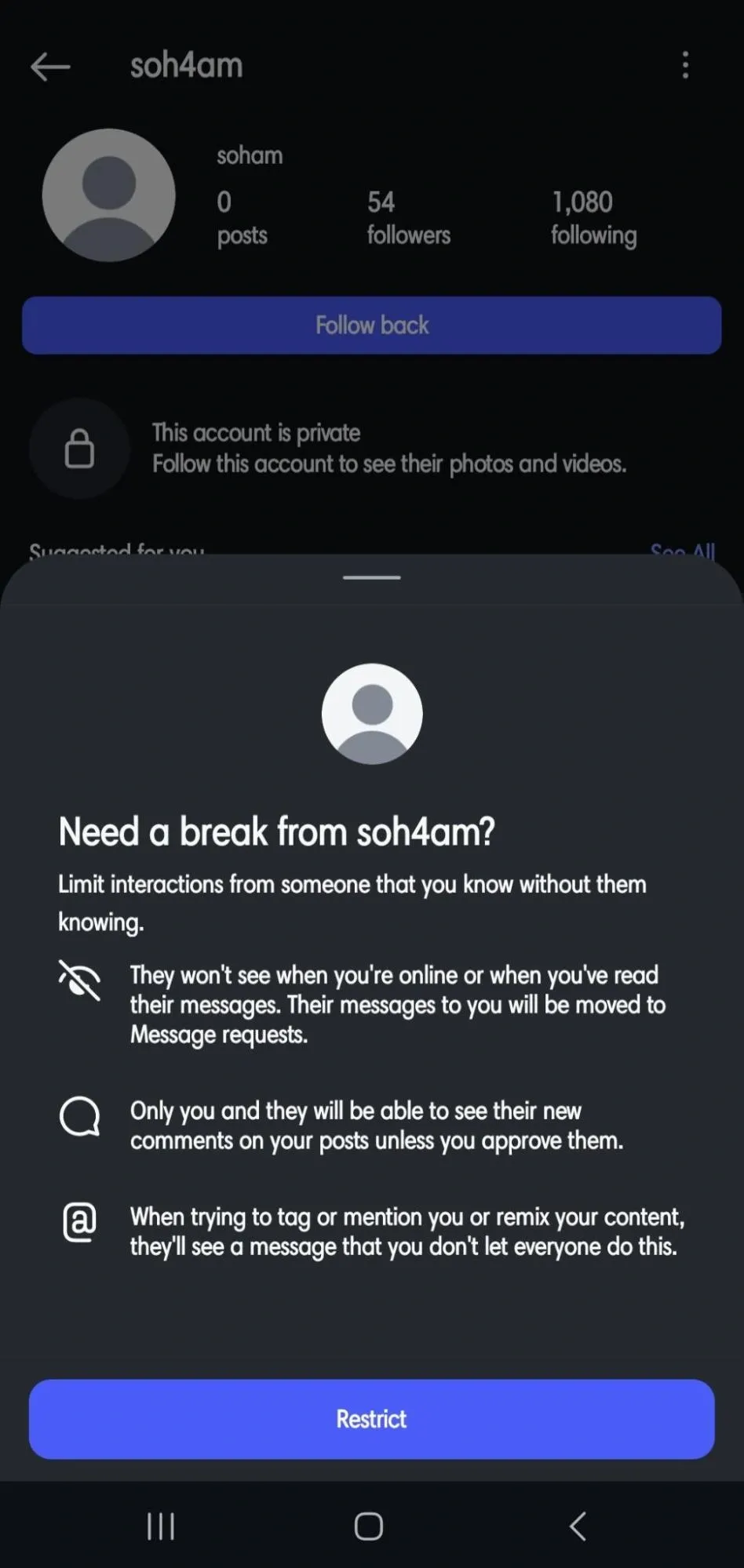Restricting Users
