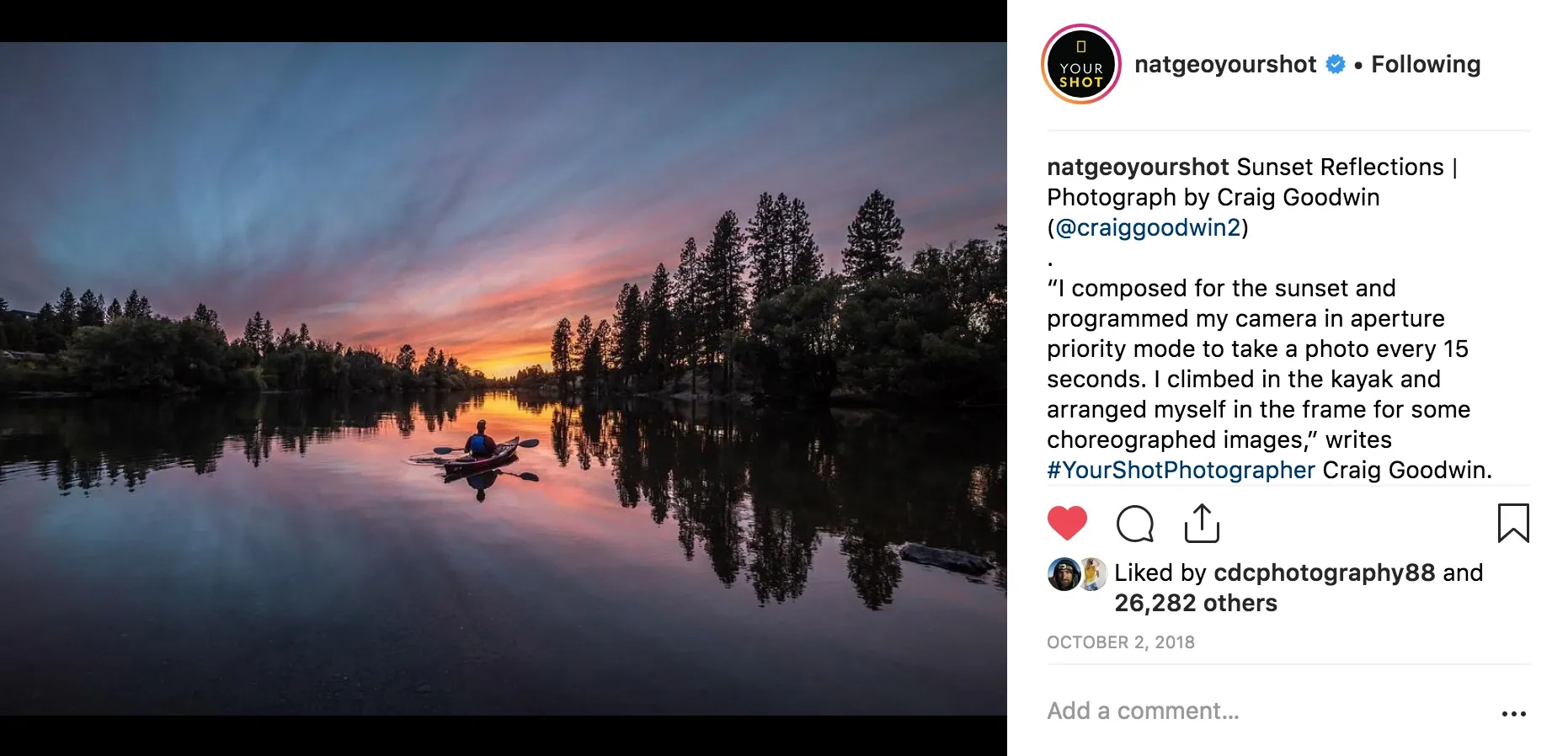 #NatGeoYourShot