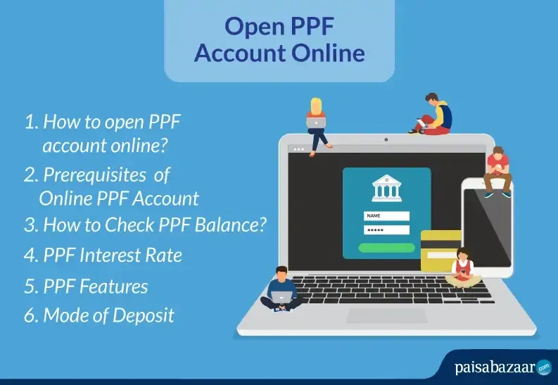 Open PPF Account Steps