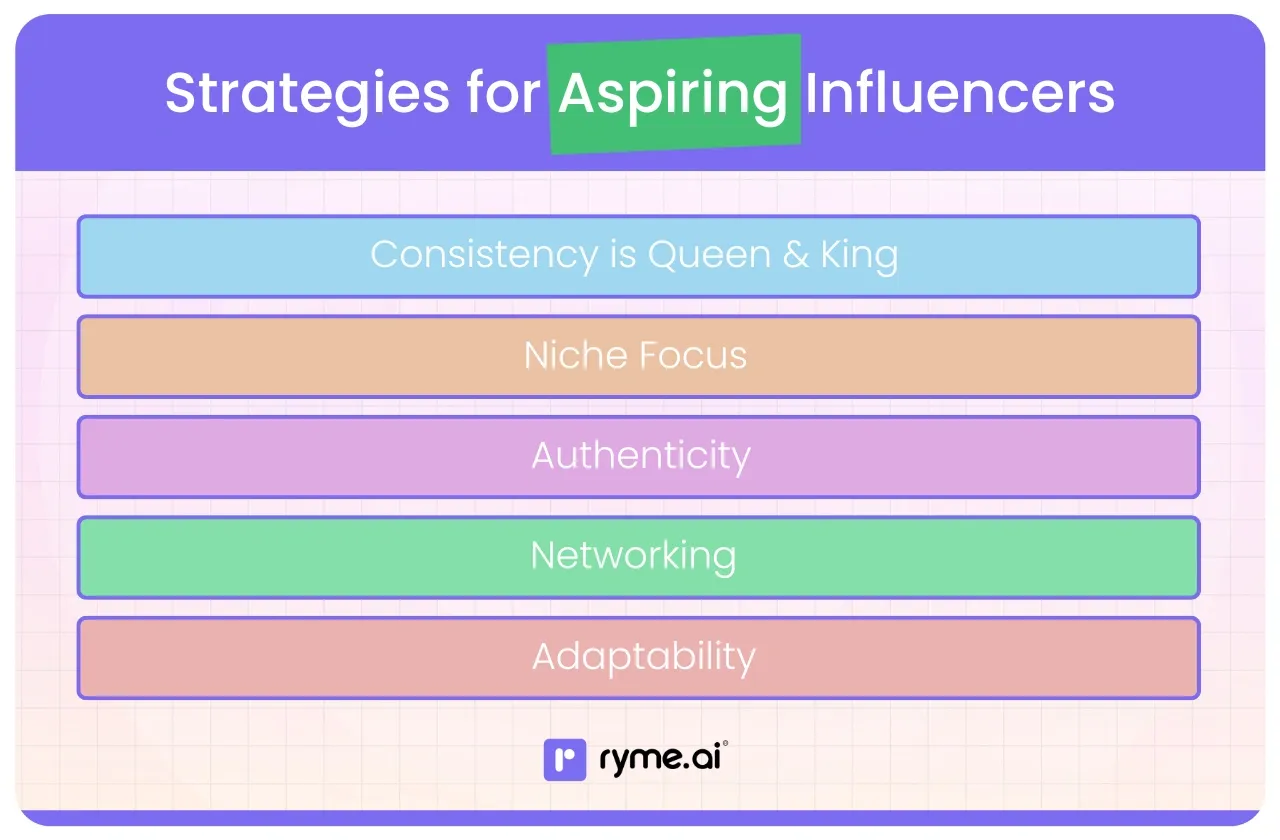 Strategies for Aspiring Influencers
