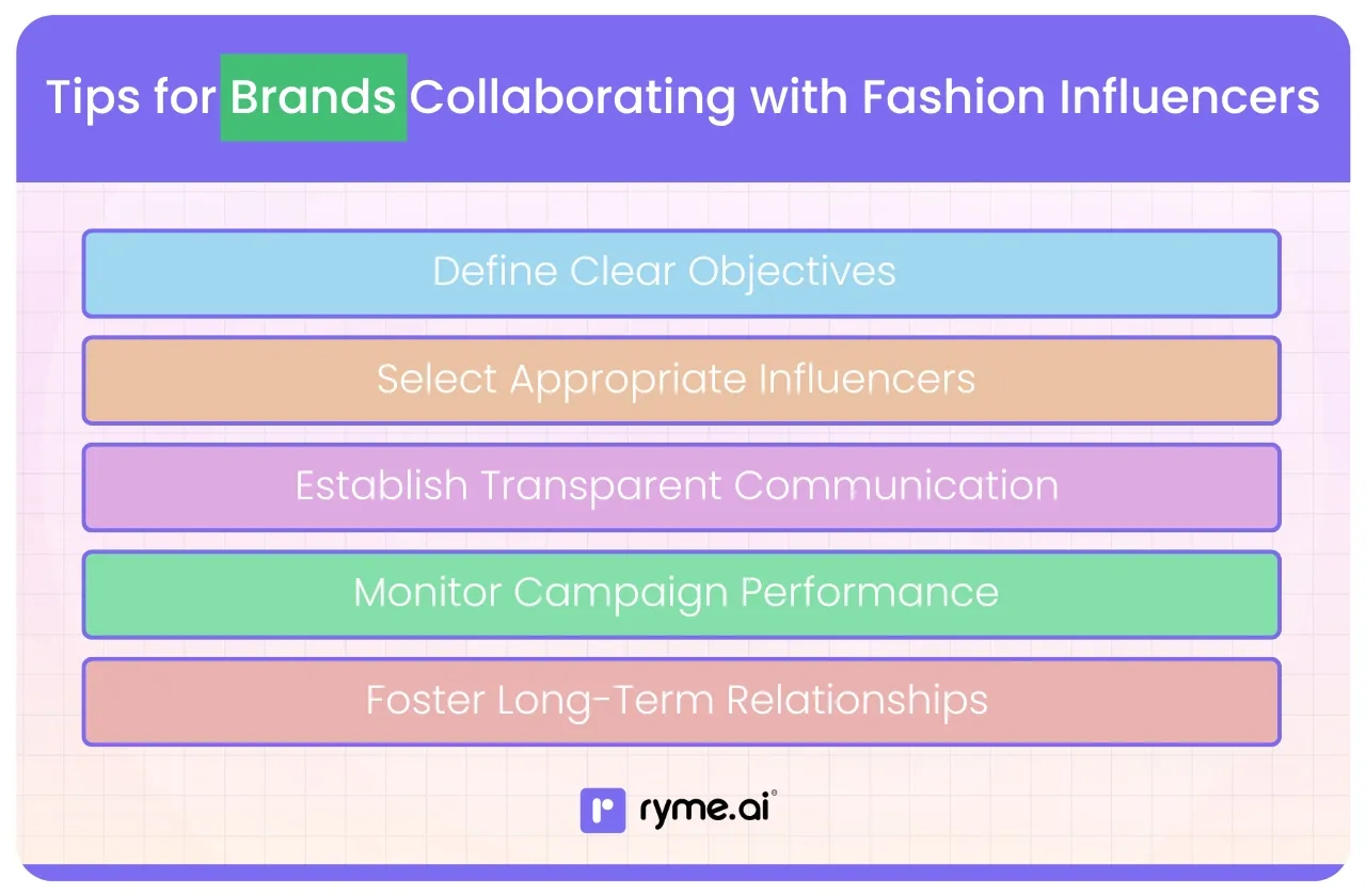 Tips for Brands Collaborating with Fashion Influencers