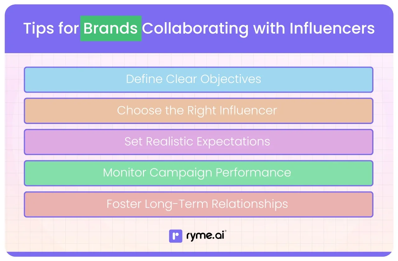 Tips for Brands Collaborating with Influencers