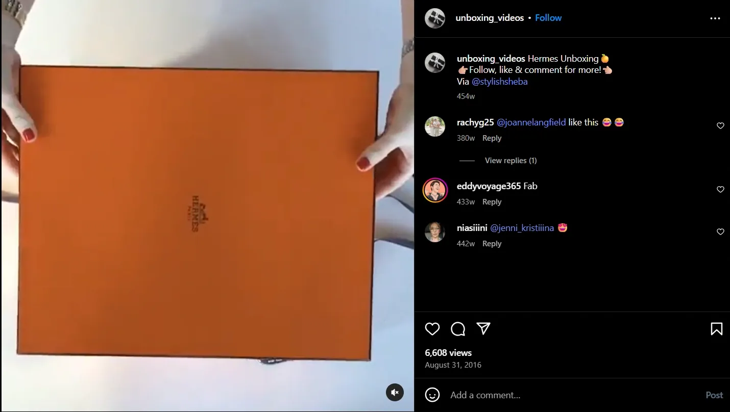 Unboxing videos
