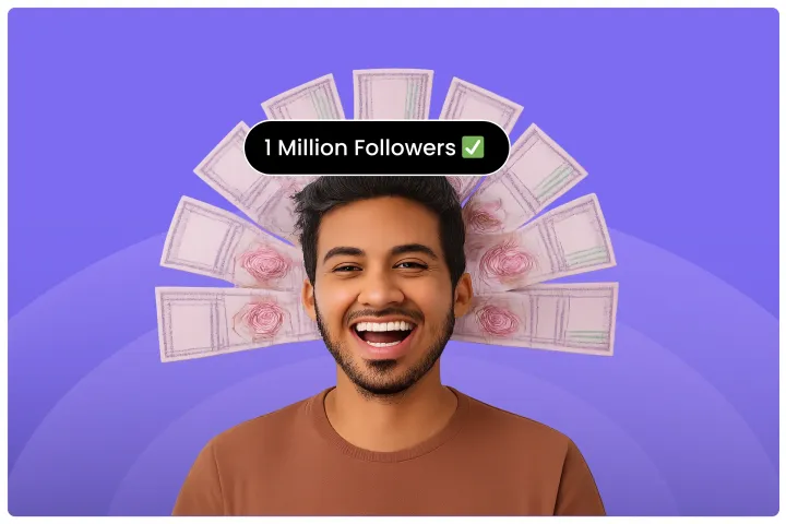 Instagram 1 Million Followers Income India