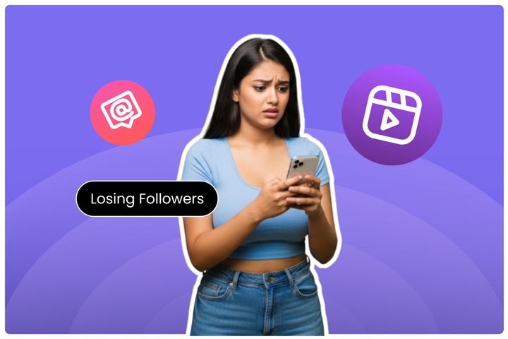 Losing followers on instagram